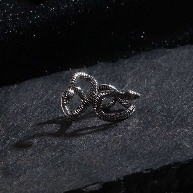 Retro Snake Ear Cuff – Unisex No-Piercing U-Shape Clip (Single or Pair)