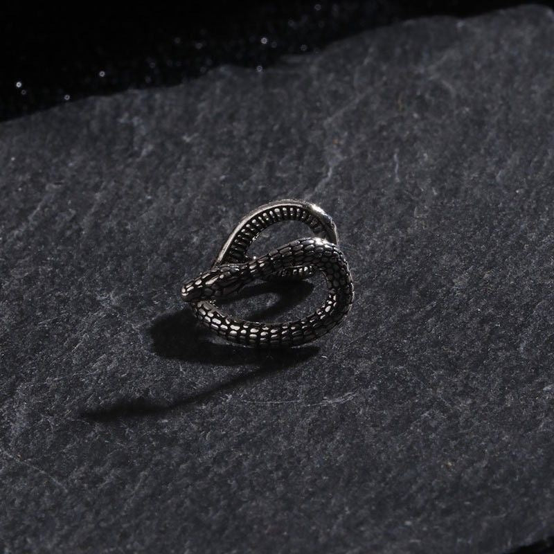 Retro Snake Ear Cuff – Unisex No-Piercing U-Shape Clip (Single or Pair)