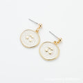 Celestial Eye Earrings – Designer-Style Moon & Star Minimalist Statement Pair